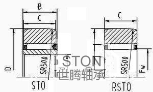 帶保持架滾輪軸承